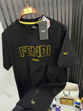 Camiseta Negra Fendi