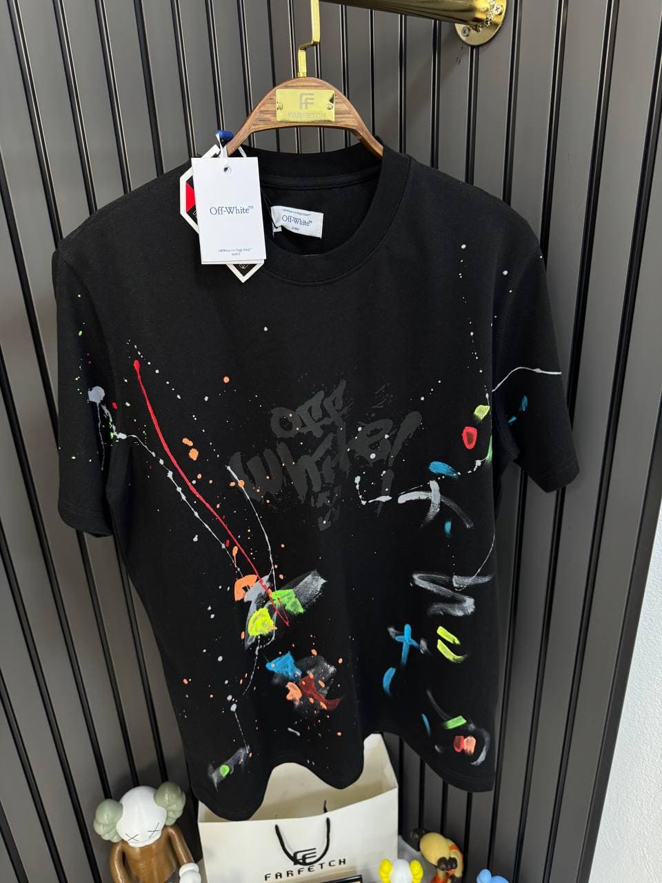 Black Off-White T-Shirt
