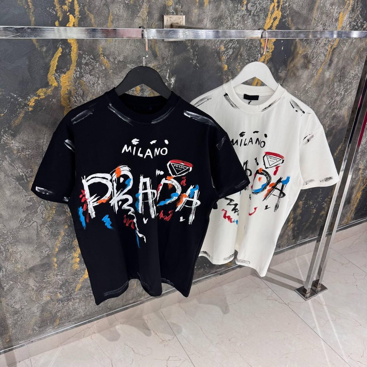White Prada T-shirt