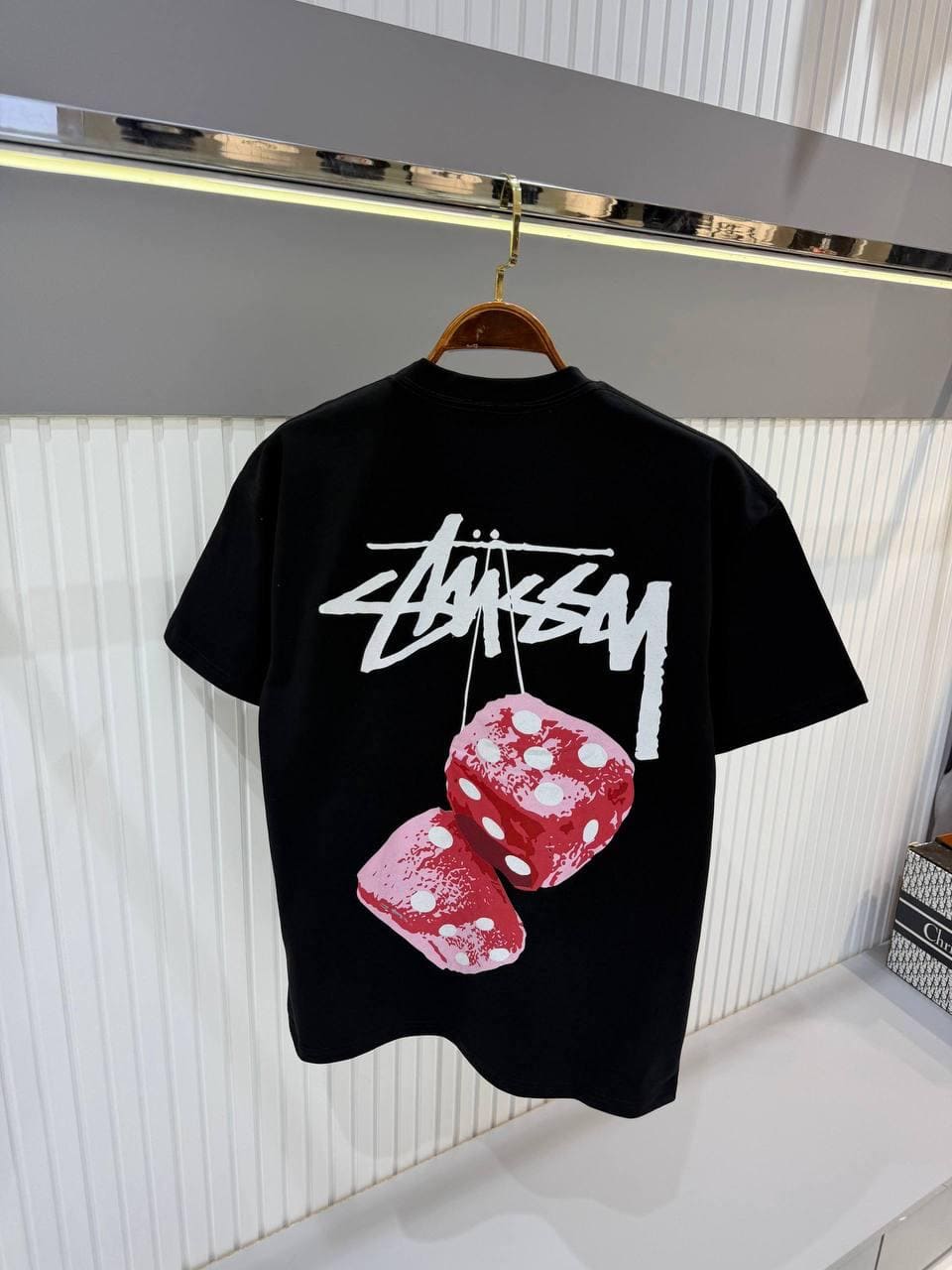 Camiseta Negra Stussy