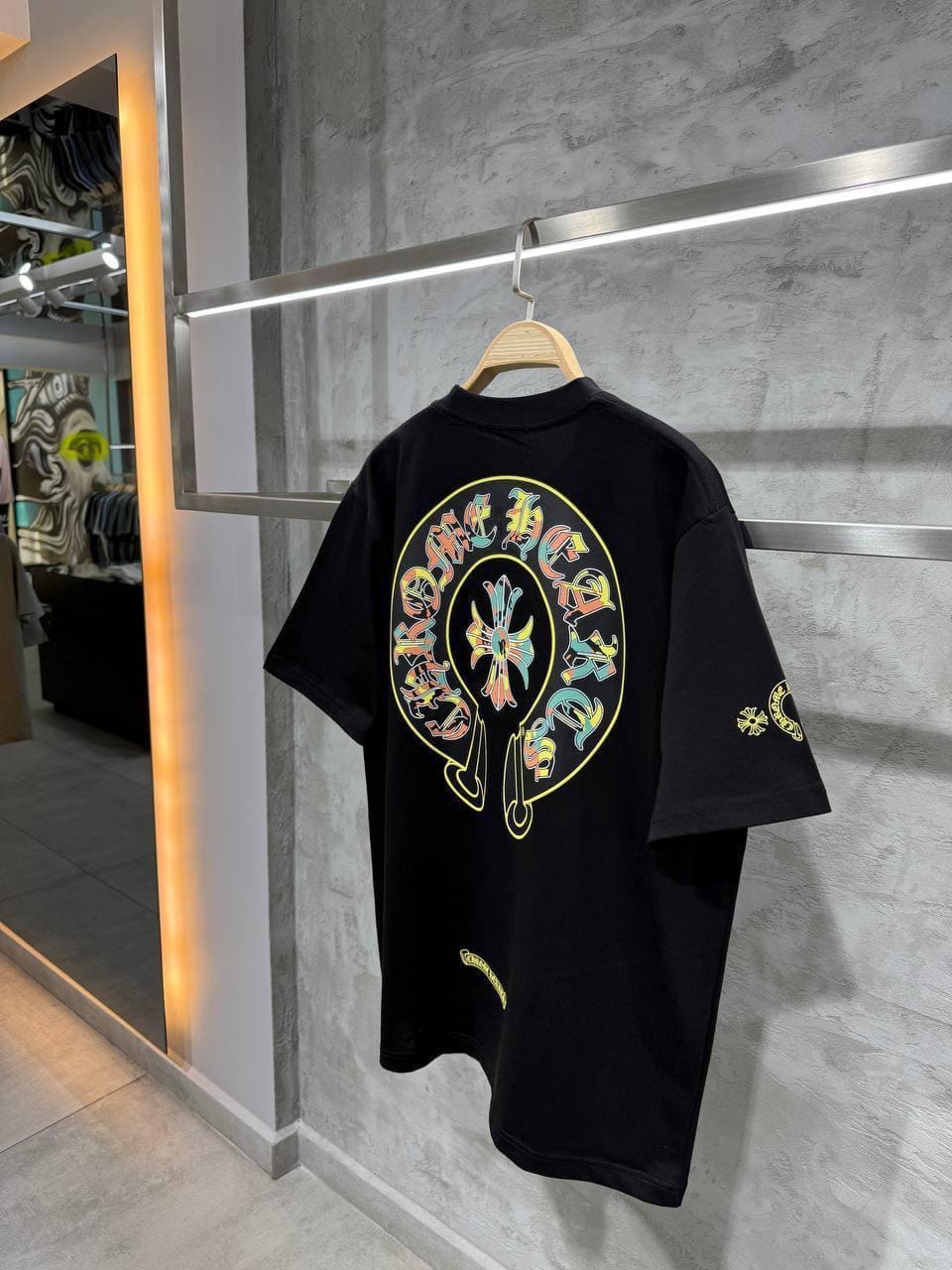 Camiseta Negra Chrome Hearts