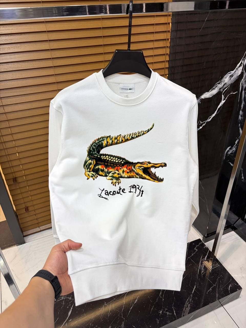 Jersey Blanco Lacoste