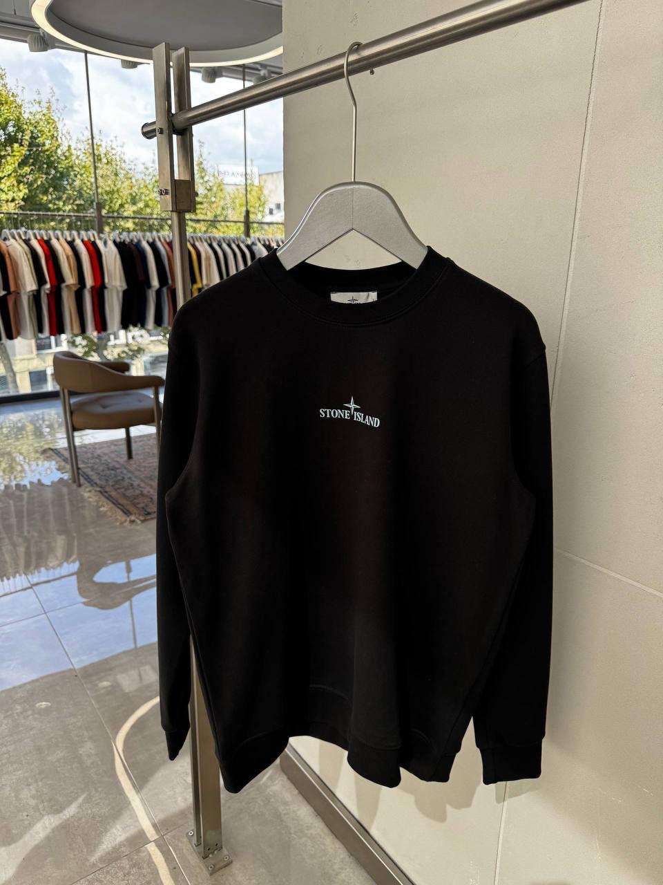 Jersey Negro Stone Island