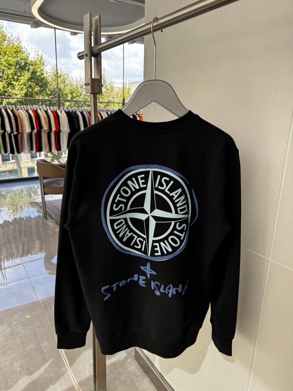 Jersey Negro Stone Island